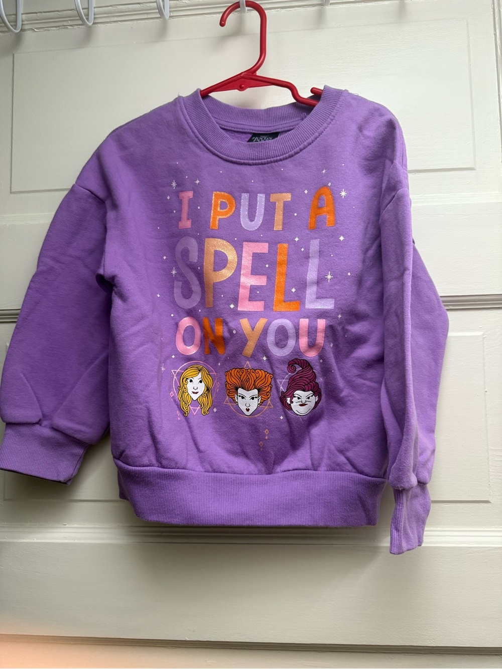 Disney Purple 'I Put A Spell On You' Girls' Sweatshirt